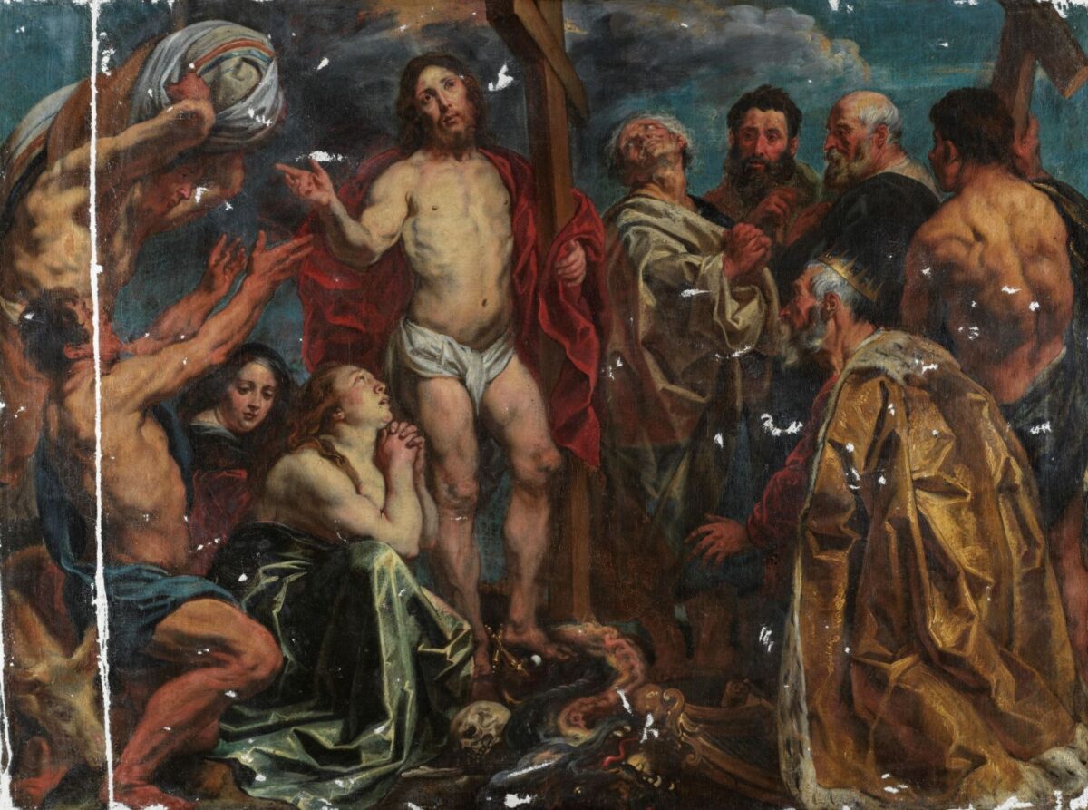 Restauratie van Jordaens' Triomferende Christus