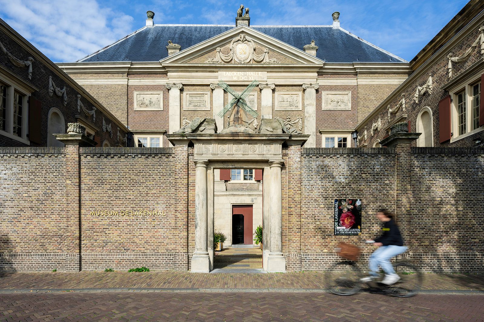 Façade of Museum De Lakenhal in Leiden, home to the exhibition Garden of Delights – The Seventeenth Century in Bloom.