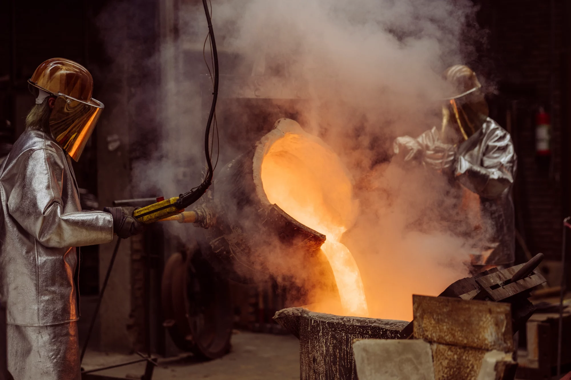 Casting the first bell for the Singelberg Carillon at Royal Eijsbouts in Asten.